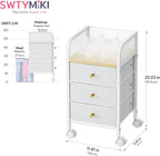SWTYMIKI Rolling Makeup Organizer Cart - Image 2