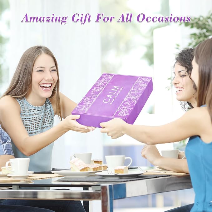 CalmNFiz 20PCS Bath Bombs for Women Presents Set Natural Wonderful Fizz Effect - Image 7
