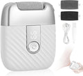 Electric Foot File with 2 Speeds & LED Display, Rechargeable Callus Remover by LQT