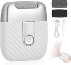 Electric Foot File with 2 Speeds & LED Display, Rechargeable Callus Remover by LQT