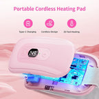 Portable Heating Pad Period Cramps: 2 Timer 6 Heat Levels 6 Vibration Modes - Image 5