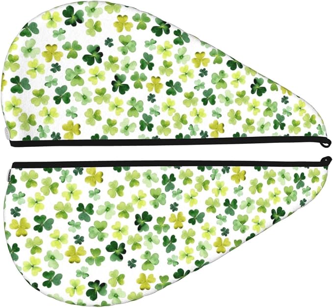 Leaf Hair Towel Wrap Microfiber Fast Drying Hair Turban - Image 2