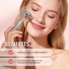 Gua Sha & Face Roller, Stainless Steel Gua Sha Facial Tools, Lymphatic Drainage - Image 2