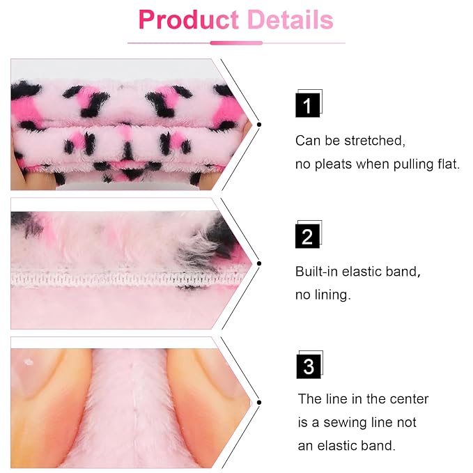VELSCRUN 6 Pack Spa Headband, Makeup Headband, Face Wash Headbands, Skincare - Image 5