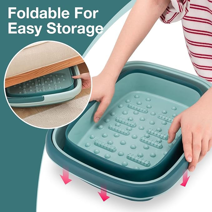 Udefineit Foot Bath Basin, Foldable & Portable Foot Soak Tub - Image 3