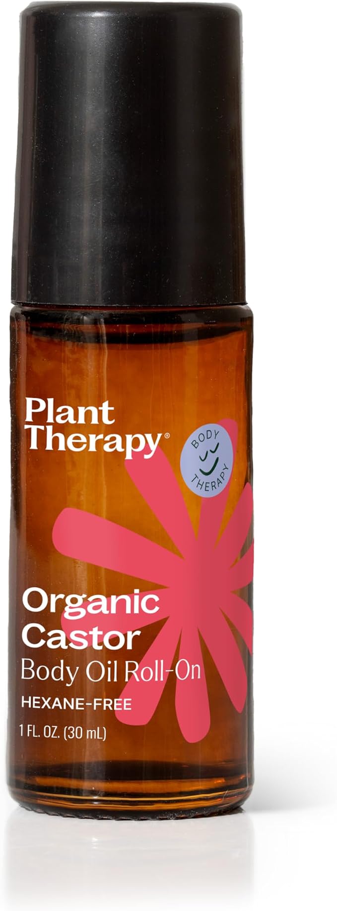 Plant Therapy Organic Castor Oil Roll On 30 mL Convenient Mess-Free Body Oil - Image 2