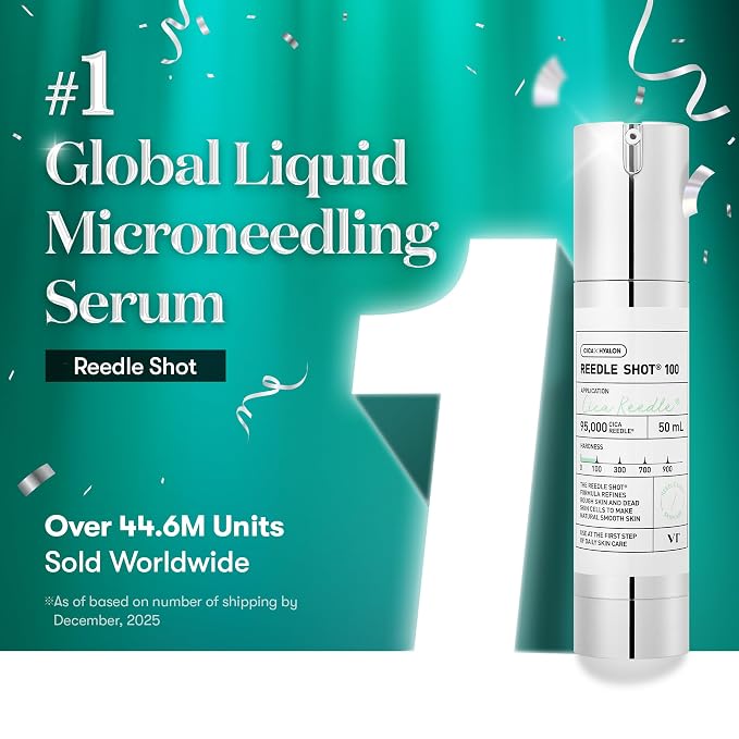 VT COSMETICS CICA Reedle Shot 300, Advanced Night Exosome, Microneedling Serum - Image 2