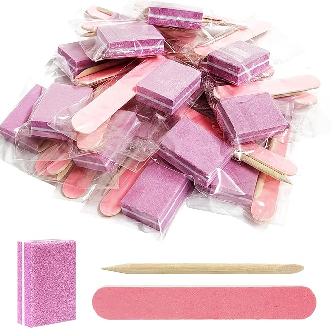 Disposable Manicure kit Individually Package, Mini Nail Buffer, Nail File by Unknown
