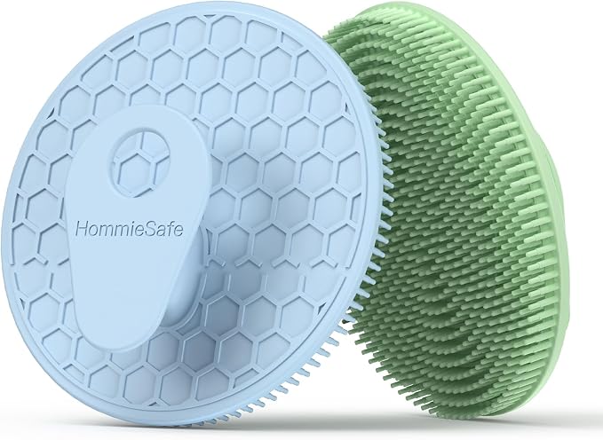 Soft Silicone Shower Brush Body Wash Bath Exfoliating Skin Massage Scrubber by Hommiesafe