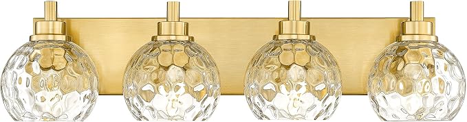Bathroom Light Fixtures Over Mirror, 4-Light Modern Sconces Wall Lighting by Metwet