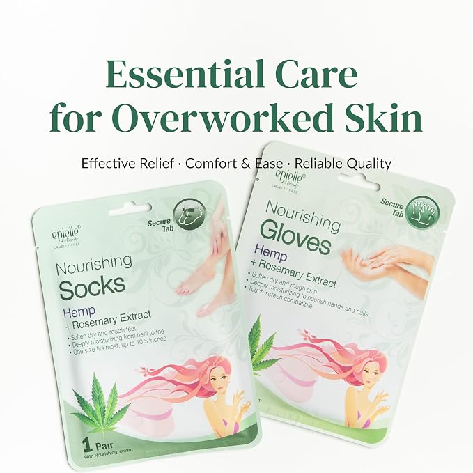 Epielle Nourishing Hand Mask 6 Pairs, Repair and Soften - Image 8