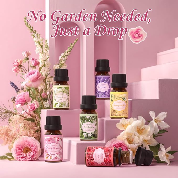 SALUBRITO Floral Fragrance Oils Set, Essential Oils - Image 8