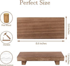 zoocatia Small Wood Tray Pedestal Stand Farmhouse Bathroom Decor Decorative - Image 4