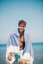 Bazaar Anatolia Turkish Beach Towel 100% Cotton Bath Towels 71x39 Quick Dry - Image 2