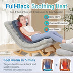 Back Massager with Heat, Full Body Massage Pad with Pillow Neck Support - Image 6