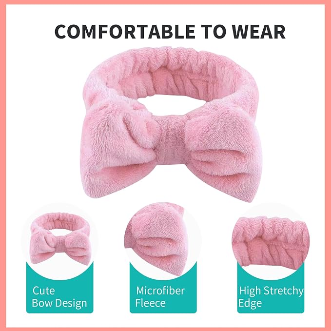 WSYUB 3Pcs Spa Headband, Makeup Headband - Image 5