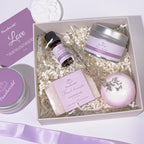 Lavender Spa Set for Women, Bath Set Self Care for Women, Nourishing 7 Piece - Image 3