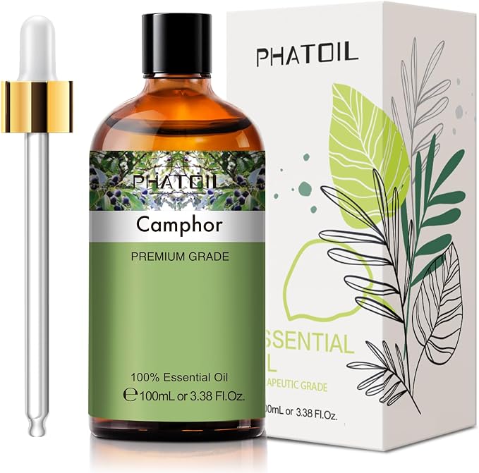 Camphor 3.38fl.oz Essential Oil, PHATOIL Aromatherapy Essential Oils - Image 2