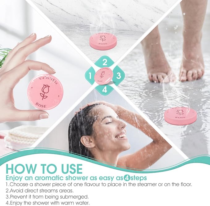 60 Pack Shower Steamers for Women Gift Set, Shower Bath Bombs - Image 5