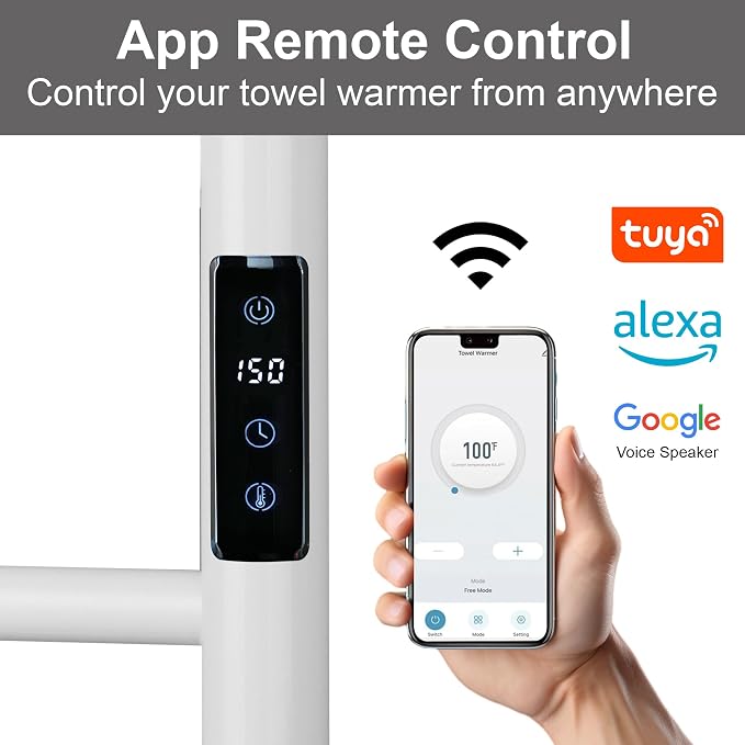 Electric Towel Rack with Voice Control - Image 2