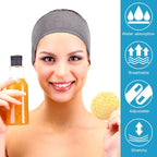 Whaline Spa Facial Headband Head Wrap Terry Cloth Headband 4 Counts Stretch - Image 6