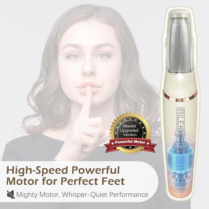 Upgraded Electric Foot Callus Remover, IRILEKI Callus Removers - Image 3
