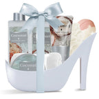 Soothing Coconut Spa Treasures for Women, 8 Piece Gift Set, Designed for beautys by SPALUXETIQUEWORLD