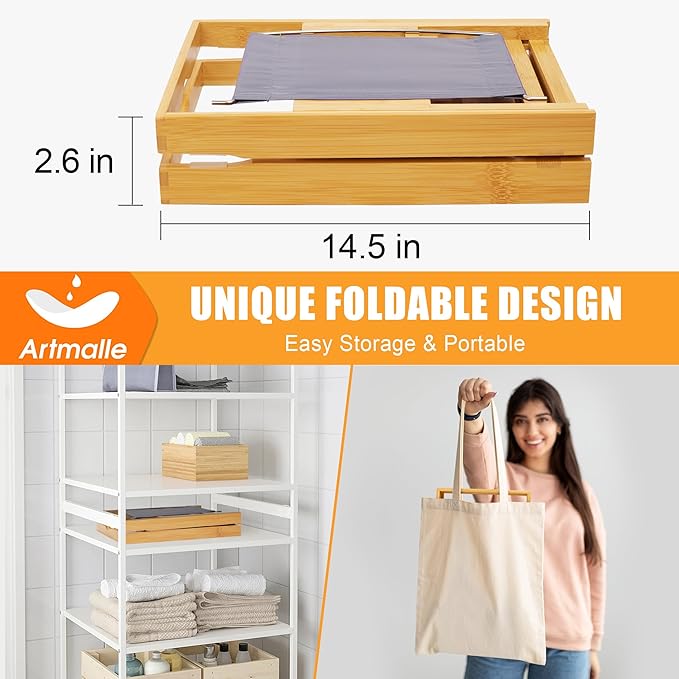 Artmalle Luxury Bathtub Caddy Tray - Image 6