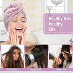 3 Pack Microfiber Hair Towel Wrap - Image 7