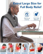 Mothers Day Gifts, Heating Pad for Neck Shoulders Back, Large 24''*37'' Heat - Image 5