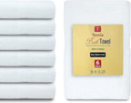 Basic Wash Cloths 12x12 Inches – Pack of 12 – Grey Color – Soft and Absorbent - Image 2
