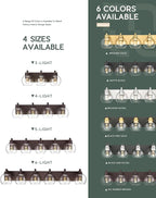 Oil Rubbed Bronze Bathroom Light Fixtures, 6-Light Bathroom Vanity Lights Over - Image 7
