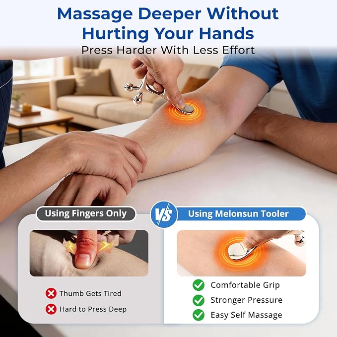 Melonsun Trigger Point Massage Tool & Gua Sha - Image 6