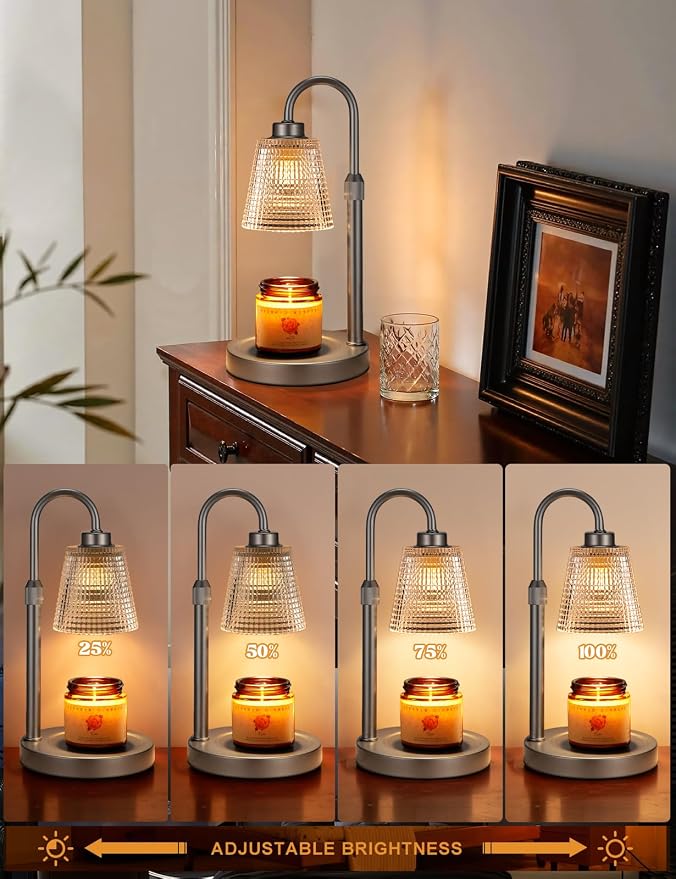 Innqoo Gray Candle Warmer Lamp - Image 2