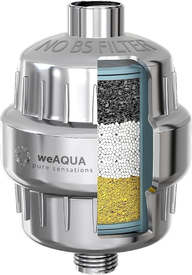 weAQUA Heavy Duty NO BS Shower Filter – 99% Removal by weAQUA