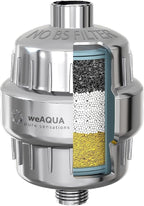 weAQUA Heavy Duty NO BS Shower Filter – 99% Removal by weAQUA
