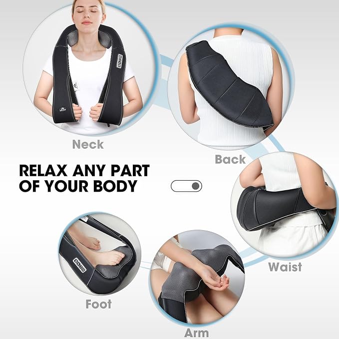 MagicMakers Electric Shiatsu Neck Massager - Image 9
