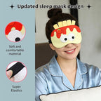 PERFECTSIGHT Sleep Eye Masks, Cute Sleep Eye Cover Lightweight Adjustable - Image 4