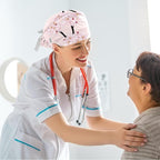 Ethnic Aztec Pattern Adjustable Scrub Cap Hat - Image 6