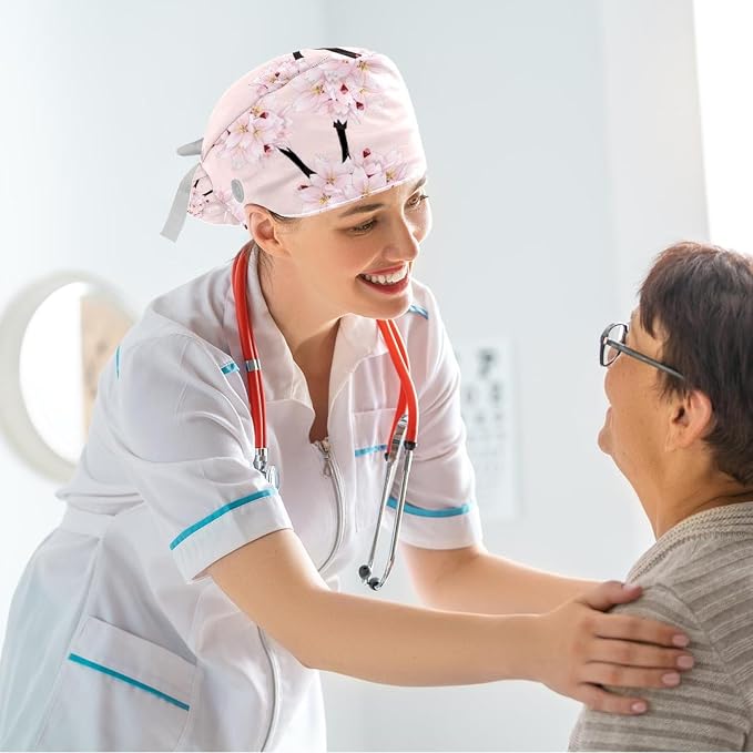 Ethnic Aztec Pattern Adjustable Scrub Cap Hat - Image 6