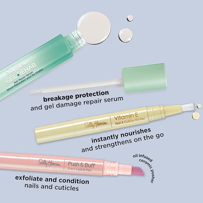 Sally Hansen Push & Buff 2-in-1 Cuticle Care Treatment Pen | Exfoliates - Image 7