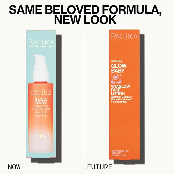 Pacifica Vitamin C Face Lotion Glow Baby VitaGlow Face Moisturizer Glow Recipe - Image 12