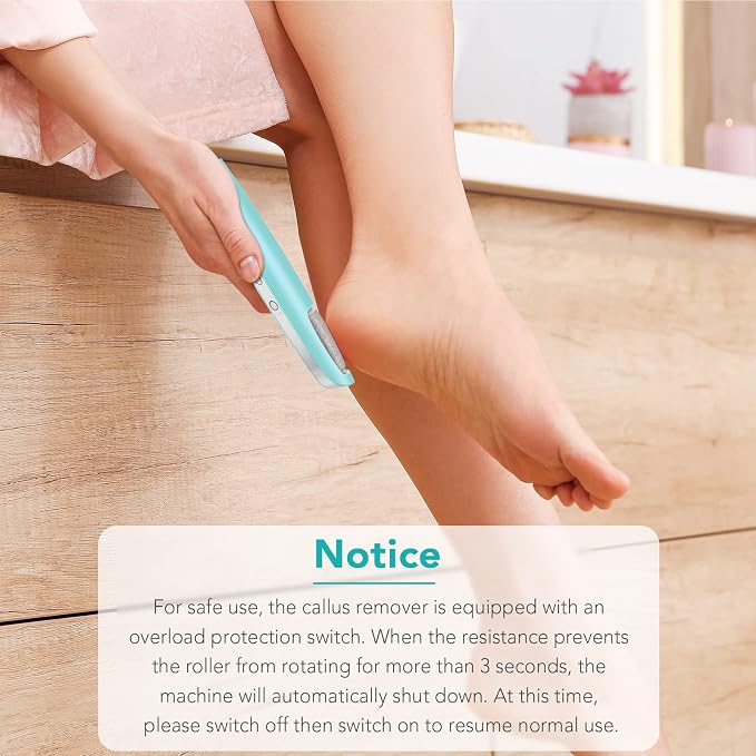 Electric Callus Remover for Feet, Professional Pedicure Kit Foot Scrubber for - Image 7