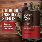 Every Man Jack Mens Cedar + Red Sage Hand & Body Lotion - Image 3