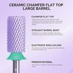 MelodySusie Ceramic Nail Drill Bits, 3/32'' Chamfer Flat Top Large Barrel Bits - Image 3