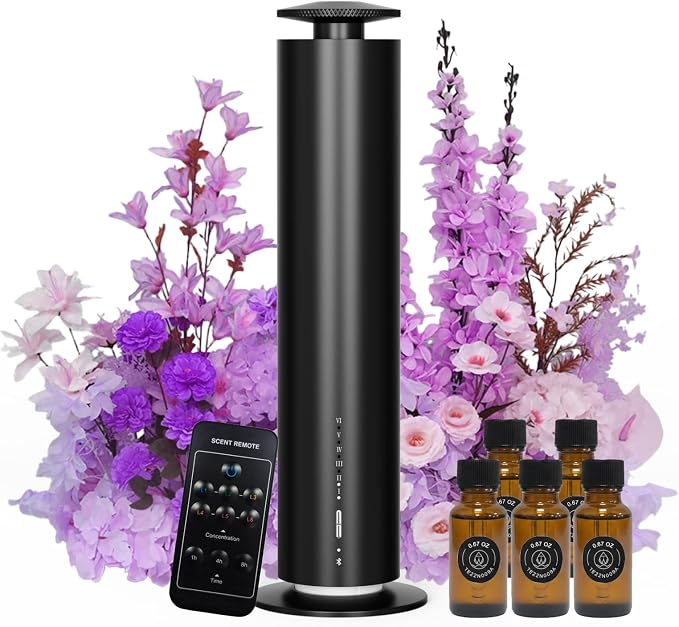 Waterless Essential Oil Diffuser, Long Lasting Aromatherapy Scent Diffuser by Whole-RoomFragranceinMinute
