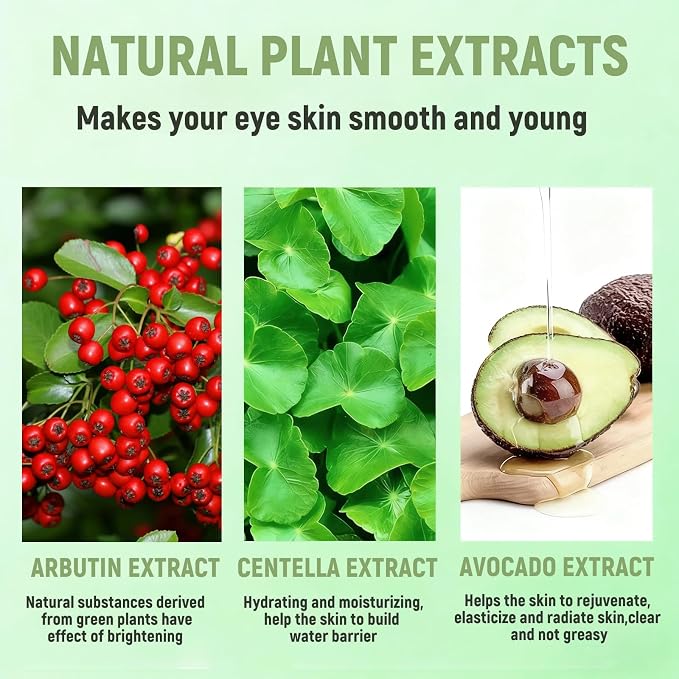 Eakroo 60 PCS Avocado Under Eye Patches, Eye Masks - Image 5