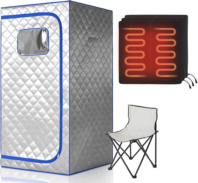 Portable Infrared Sauna, Full Size Far Infrared Sauna, One Person Sauna Tent by TaTalife