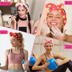 WILLBOND 24 Pieces Spa Headband Bulk Skincare Headbands Face Wash Makeup - Image 6