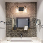 SOLFART Vintage Bathroom Vanity Light Black Bathroom Light fixtures Over Mirror - Image 4